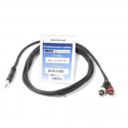 INVOTONE ACA1102 аудио кабель, 6,3 джек моно <-> 2 x RCA(баба), длина 2 м - 1 купить