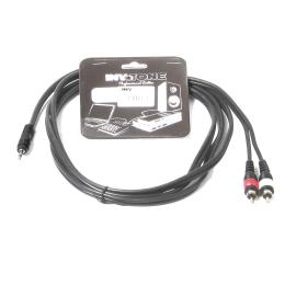 INVOTONE ACA2002 кабель, 3.5 джек стерео <> 2 х RCA(баба), длина 2 метра - 1 купить