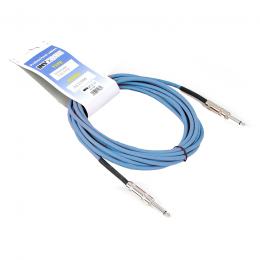 INVOTONE ACI1004/B инструментальный кабель, 6,3 джек моно <-> 6,3 джек моно, длина 4 м (синий) - 1 купить
