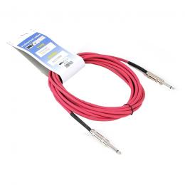 INVOTONE ACI1005/R инструментальный кабель, 6,3 джек моно <-> 6,3 джек моно, длина 5 м (красный) - 1 купить