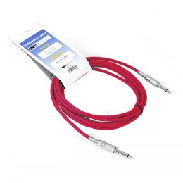 INVOTONE ACI1302/R инструментальный кабель, 6,3 джек моно <-> 6,3 джек моно, длина 2 м (красный) - 1 купить