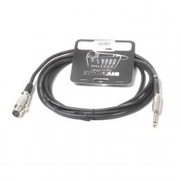 INVOTONE ACM1003/BK микрофонный кабель , 6,3 джек моно - XLR (мама), длина 3 м (черный) - 1 купить