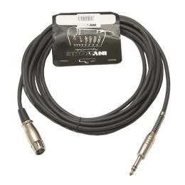 INVOTONE ACM1010FS/BK микрофонный кабель, 6,3 джек стерео <-> XLR (мама), длина 10 м (черный) - 1 купить