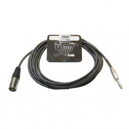 INVOTONE ACM1010S/BK микрофонный кабель, 6,3 джек стерео <-> XLR (баба), длина 10 м (черный) - 1 купить