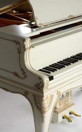 PETROF P 173 Breeze Rococo (0002) рояль 173 см, цвет белый сатинированный - 2 купить