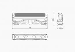 INVOLIGHT MOVINGBEAM410 светодиодная моторизованная панель, 4х 10 Вт (белый LumiEngine), DMX-512 - 4 купить
