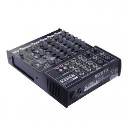 INVOTONE MX6FX микшерный пульт 2 микрофонных входа XLR и балансный Jack, 2 стерео входа - 2 купить