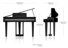 ROLAND GP-3 PE цифровой рояль, 88 клавиш, 256 полифония - 9 купить
